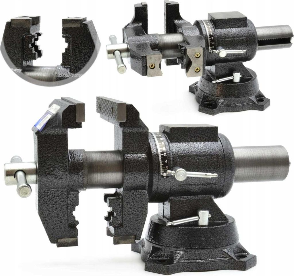 Geko Multifunktions-Drehschraubstock 125Mm Gusseisen Produktbild 