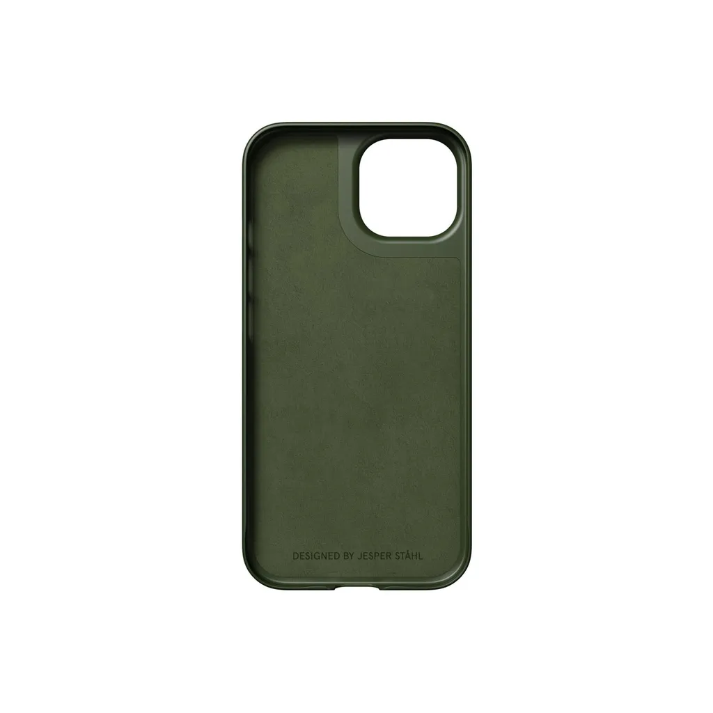 Coque MagSafe iPhone 15 Nudient Pine Green Idéale Usage Quotidien Fine