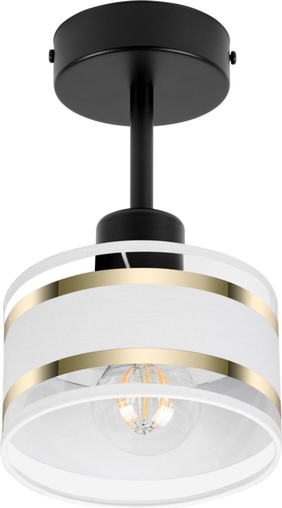 Schwarze Deckenspot Deckenlampe TI-1010SC-WE Deckenleuchte
