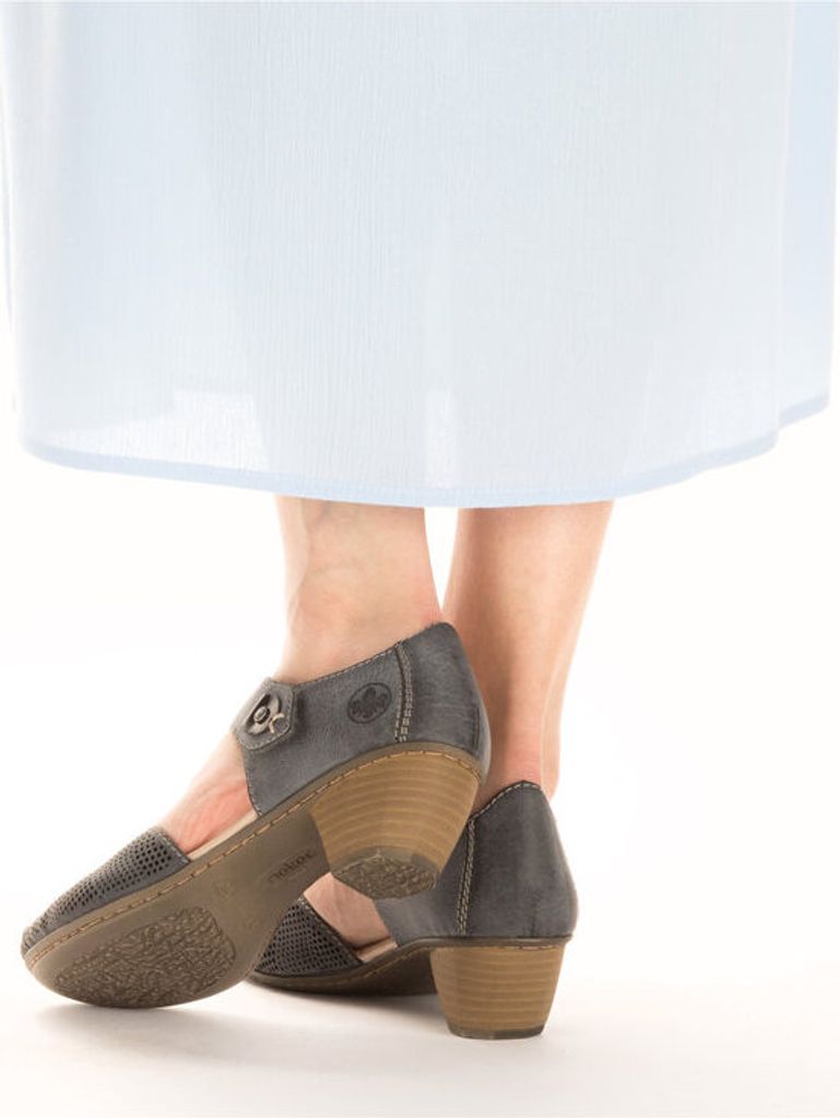 Rieker Komfort Pumps Damen 31353133353630 Blau 40 EU Produktbild 29