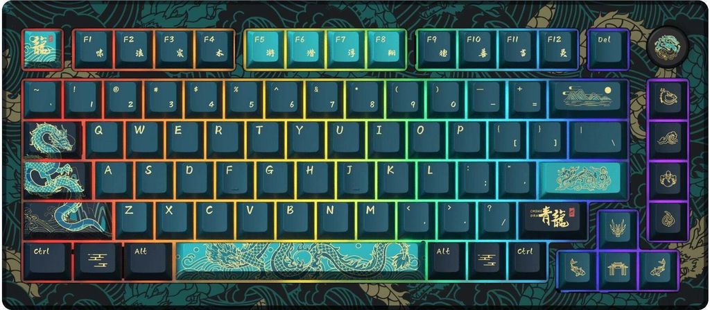 AKKO MOD 007B V3 HE "Year of the Dragon" Gaming Tastatur - Produktbild 