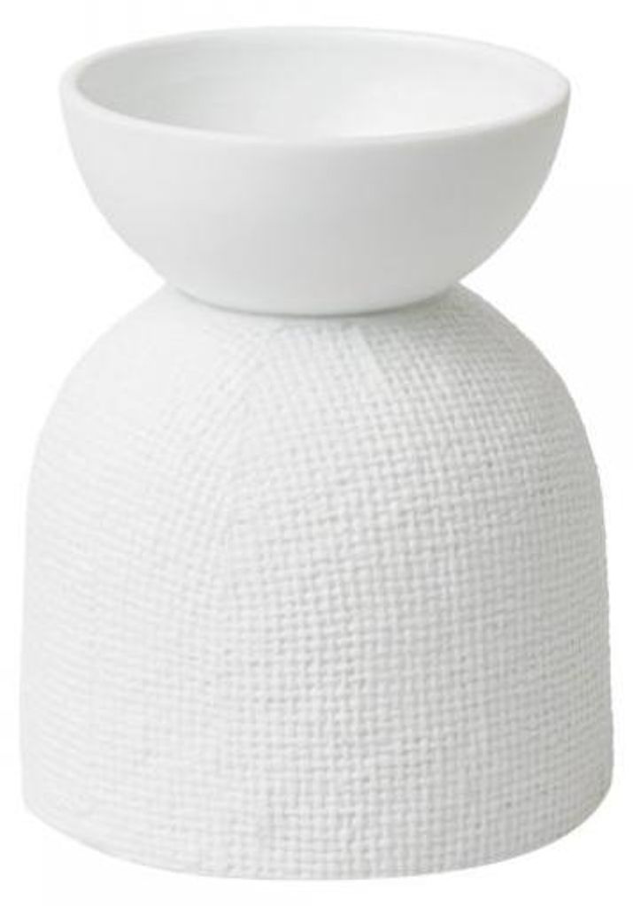Räder Design Kerzenhalter Formsprache Blanko Weiß (12cm) Produktbild 