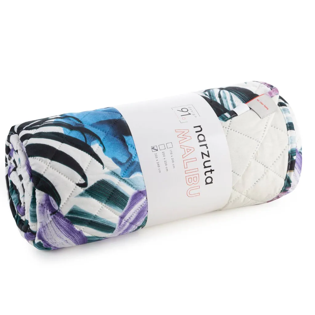 Couvre-lit MALIBU 220x240 microfibre : la solution anti-plis et rapide - 5