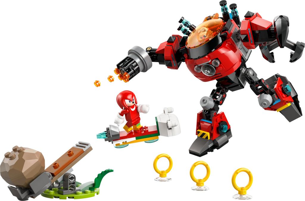 LEGO Knuckles kontra Dr. Eggman w mechu Egg Crusher, Zestaw Zdjęcie produktu 