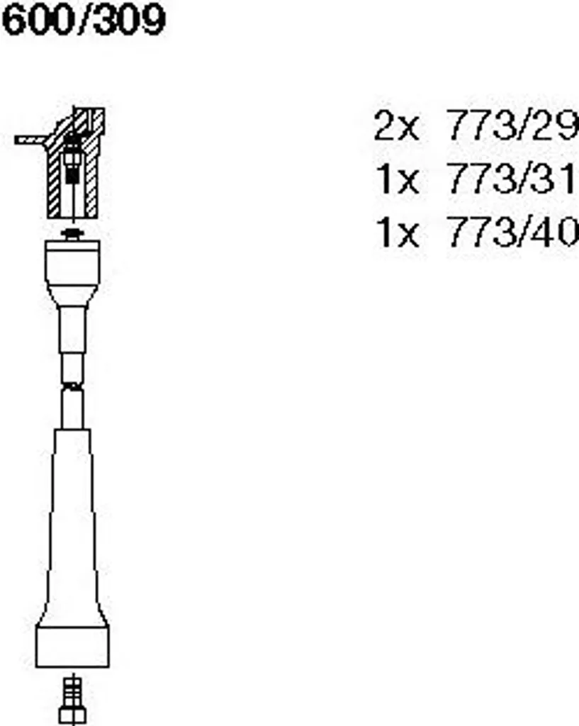 Rinnova la tua Renault con BREMI 600/309 Set Cavi Accensione 7700106221