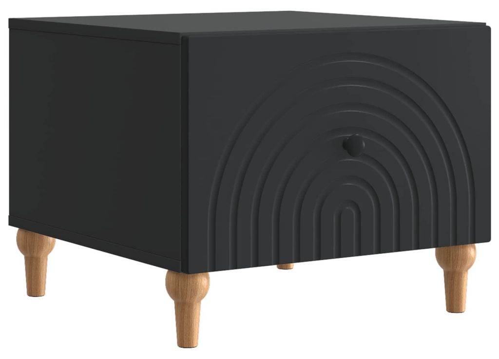 Couchtisch mit Schubladen Schwarz 49 x 50 x 40 cm Holzwerkstoff - Couchtische DE2145