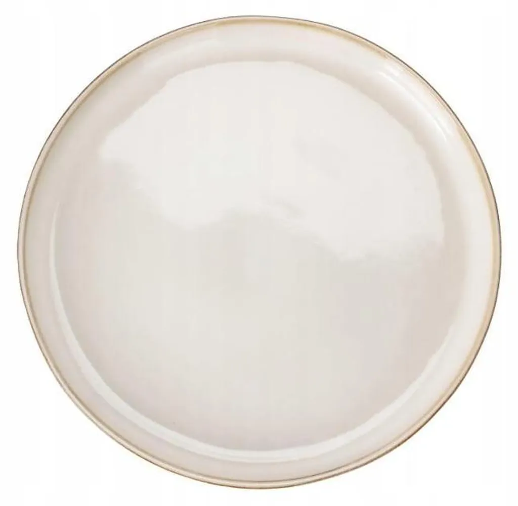 Mäser Set di piatti in gres Ossia, 6 persone, bianco/beige