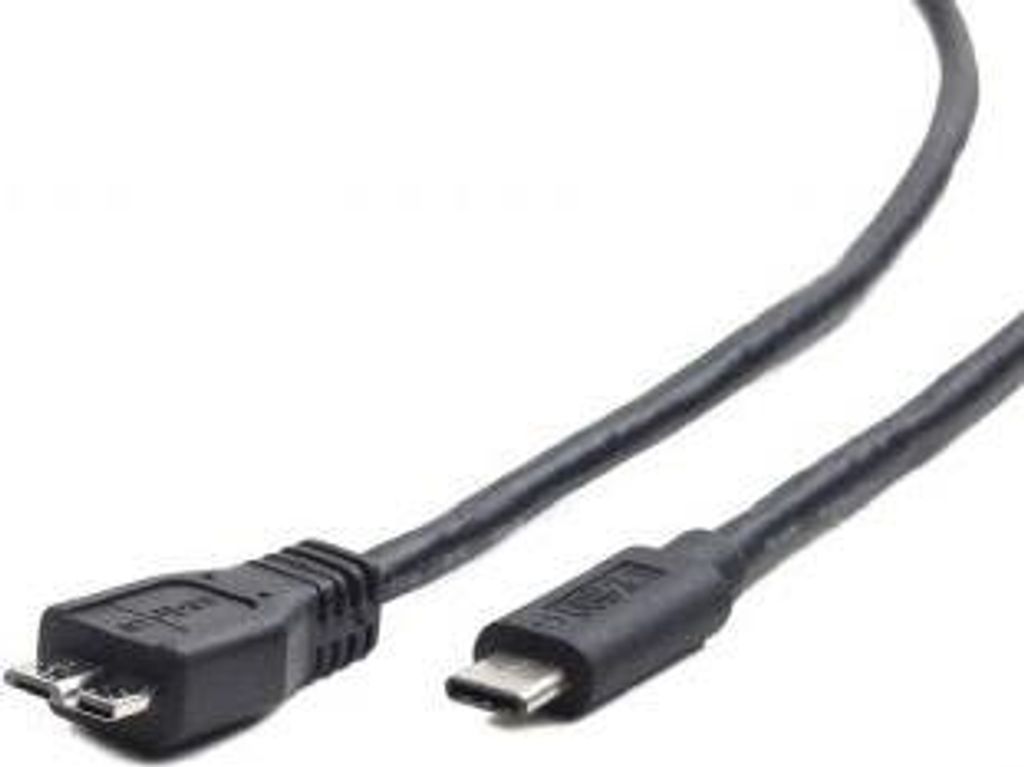 Gembird CCP-USB3-MBMCM-1M, 1 m, USB C, Micro-USB B, USB 3.2 Gen 1 (3.1 Gen 1), Männlich/Männlich, Schwarz