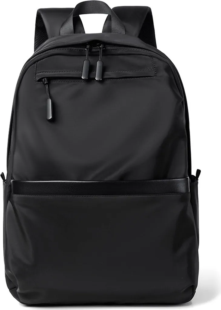 Sac à dos Oxford imperméable 15,6 pouces noir INF avec dos rembourré confort