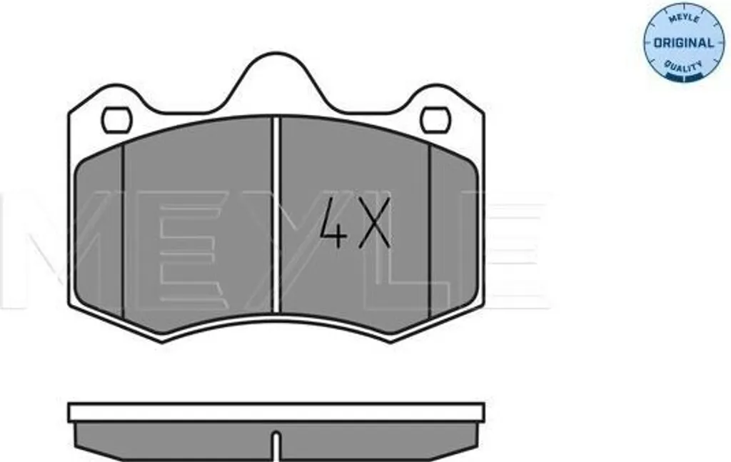 Plaquettes de frein avant MEYLE 025 249 7417 pour Ibiza 6L 6J 6P 1.9 TDI