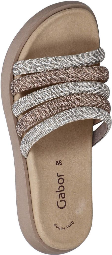 Gabor Klassische Pantoletten Damen 31373838333939 Gold 38 Produktbild 15