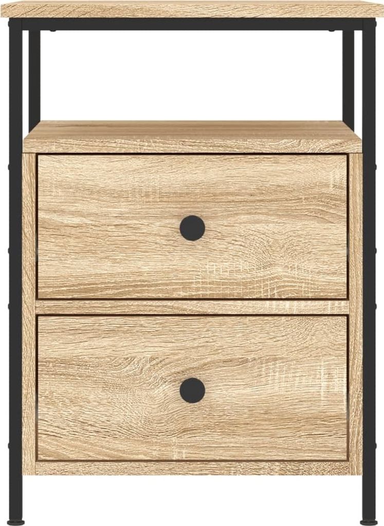 vidaXL Nachttisch Sonoma-Eiche 44x45x60 cm Holzwerkstoff Produktbild 5