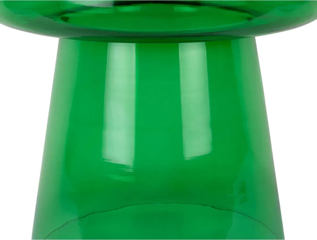 Table basse Simpleza Leitmotiv Vert métal - Design compact 41cm