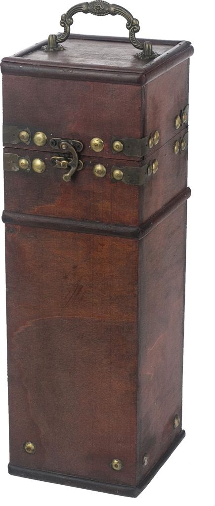 HMF Weinbox aus Holz im Vintage-Design, Frankreich, VWB-FRA-HF-01
