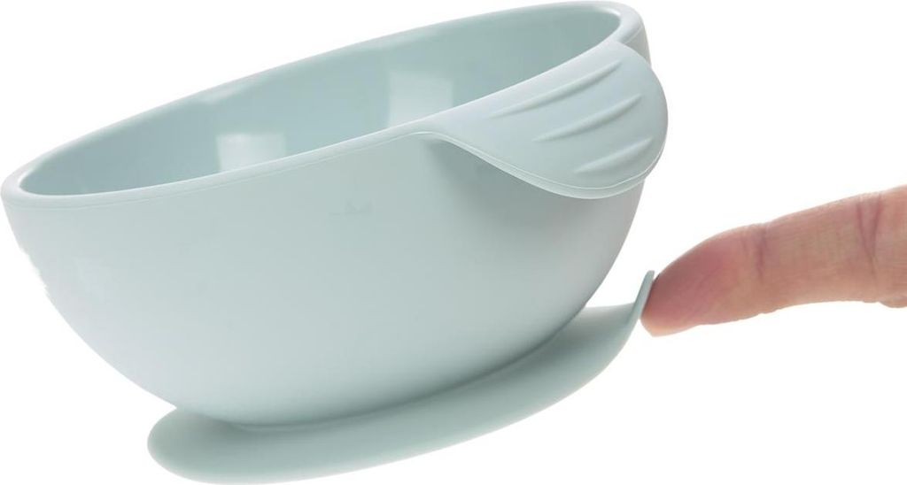 Lässig Silikon Schale - Bowl, Blue, Suppenschüssel, Blau, Silikon, Junge, 0,5 Jahr(e), 115 mm