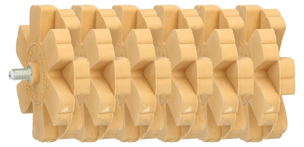 KS TOOLS 515.1368 Gomme pour film plastique à lamelles - Pack de 6
