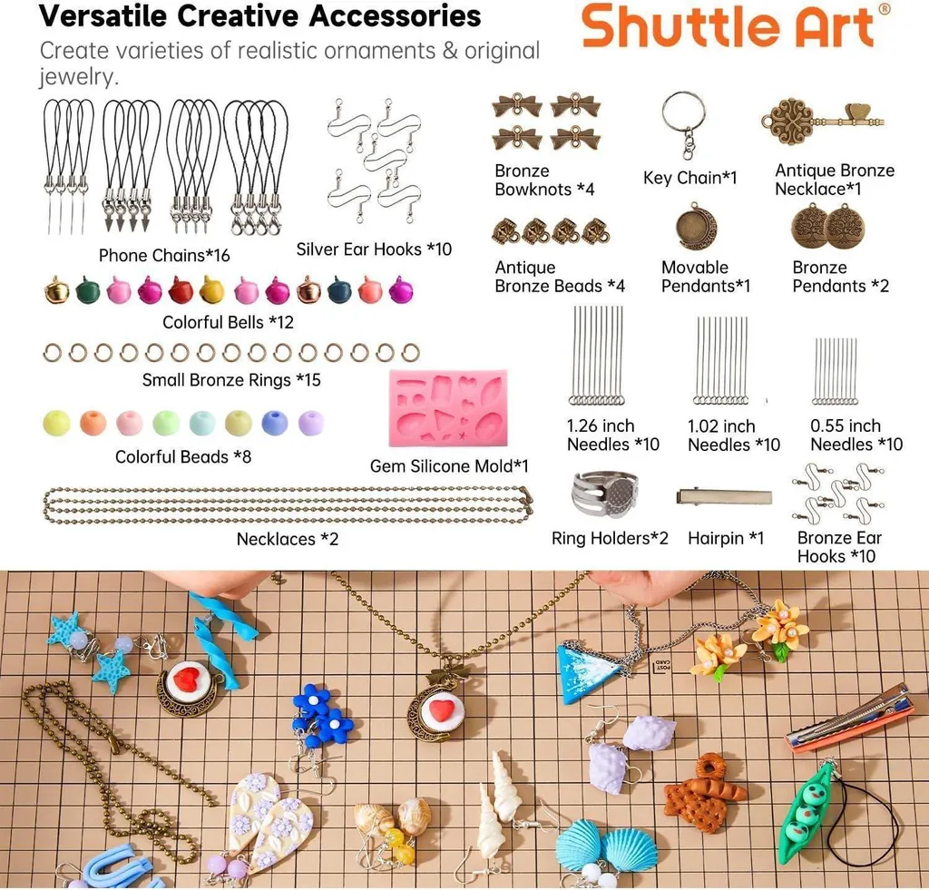 Pâte à Modeler qui ne Sèche pas : Pack 60 Couleurs Polymère 1,65 kg