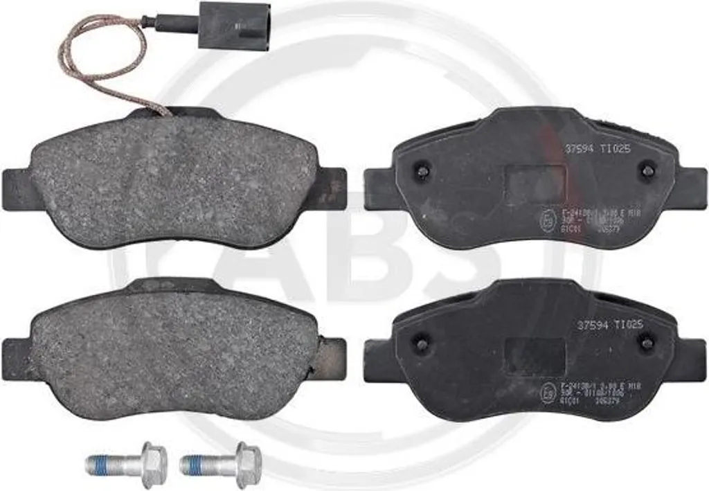 Kit plaquettes de frein avant pour Fiat Panda, 500 et Ford KA 37594