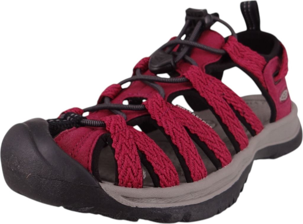 Keen Damen Whisper Trekkingsandale beaujolais/black 40