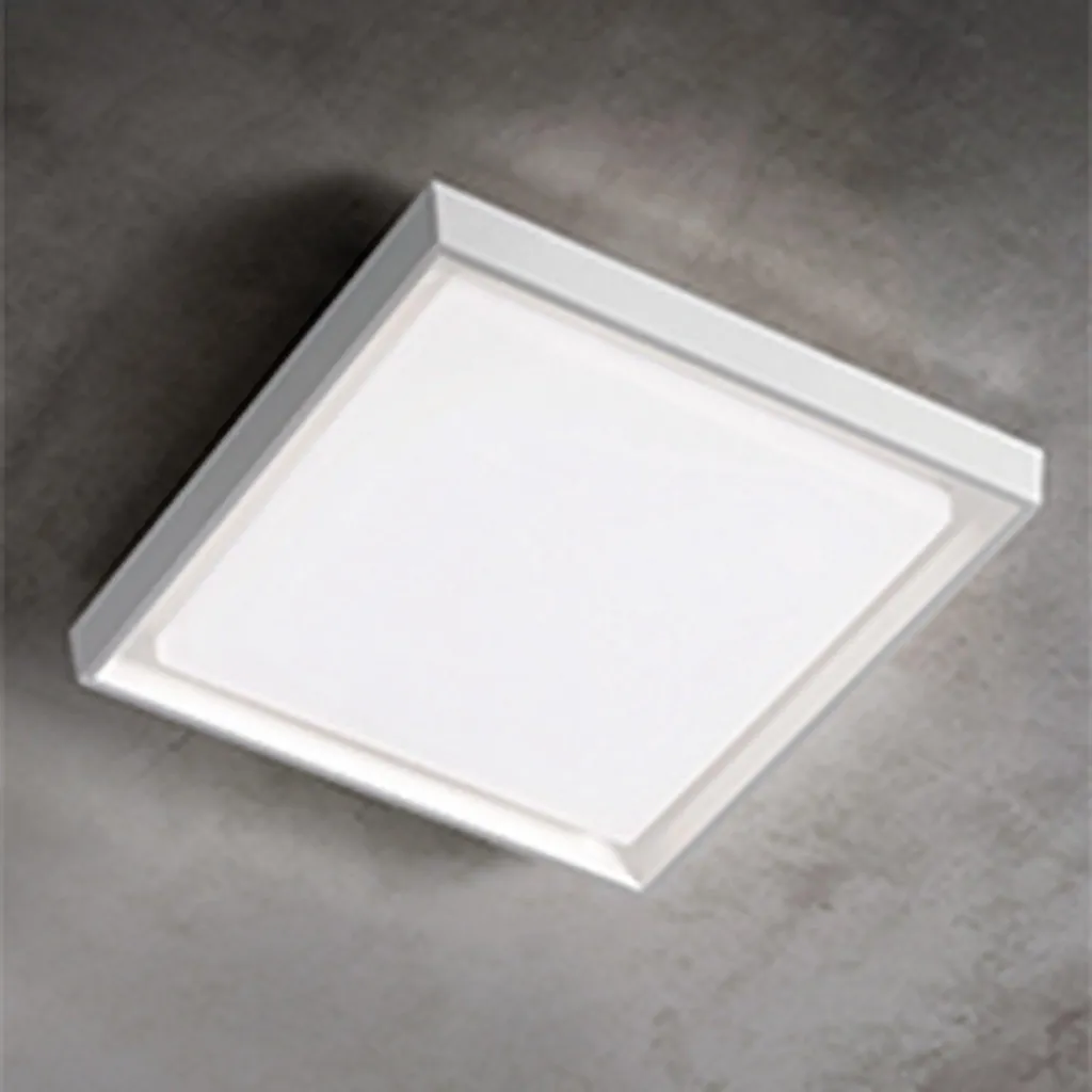 Applique Murale Extérieure LED 30W Carrée IP54 en Aluminium Blanc Mat