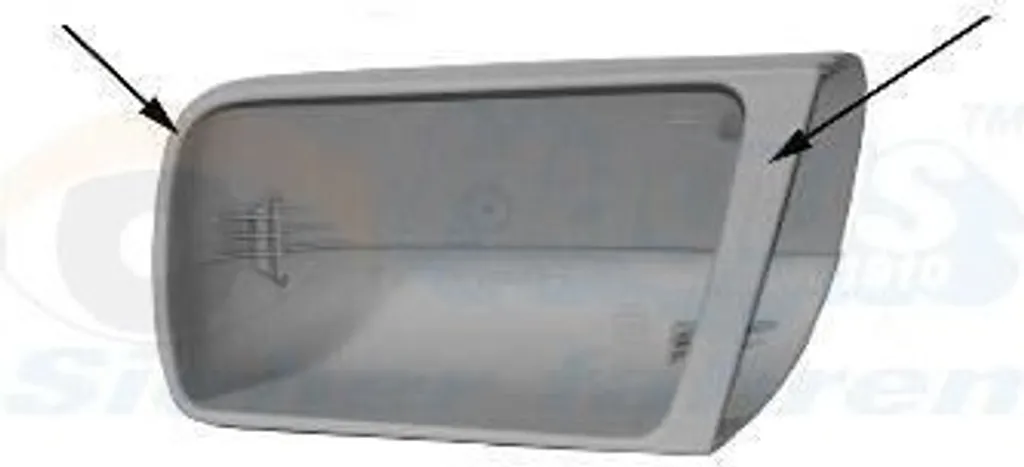 Coque rétroviseur VAN WEZEL 3030841 prête à peindre pour Mercedes W202 L