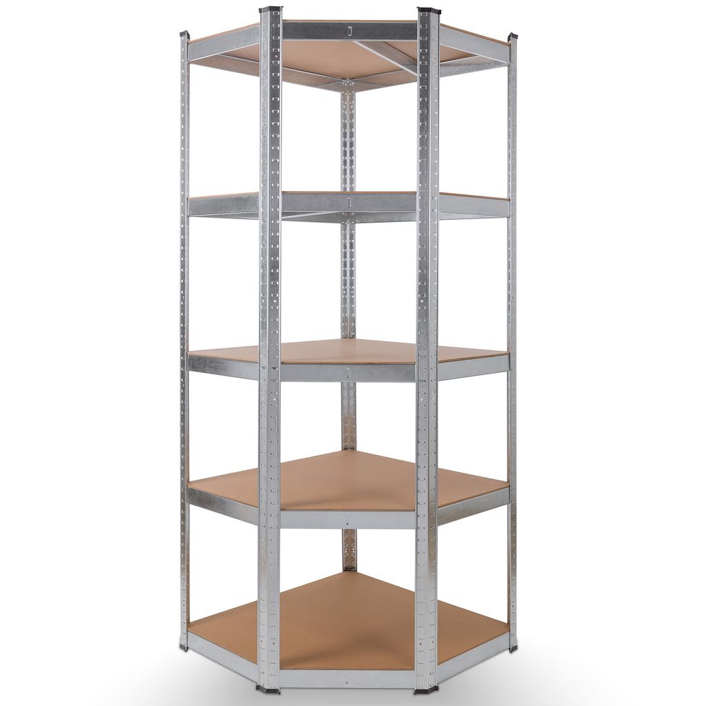 AREBOS regał narożny regał do dużych obciążeń 180 x 70 x 70 Zdjęcie produktu 