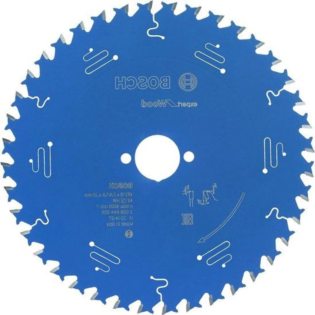 Lame scie circulaire 210mm bois anti-vibration pour coupe précise