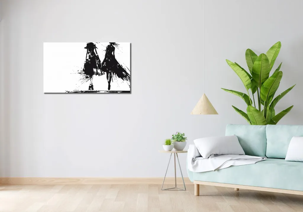 Tableau Art Abstrait 90x50 cm - Impression Encre Haute Définition