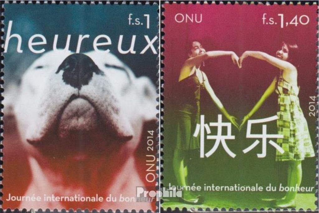 Briefmarken UNO - Genf 2014 Mi 846-847 (kompl.Ausg.) Produktbild 