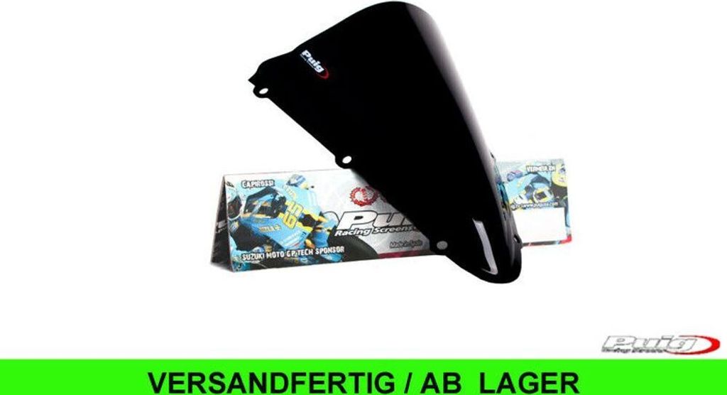 PUIG 4637N Racingscheibe passend fuer YAMAHA YZF-R125 Schwarz