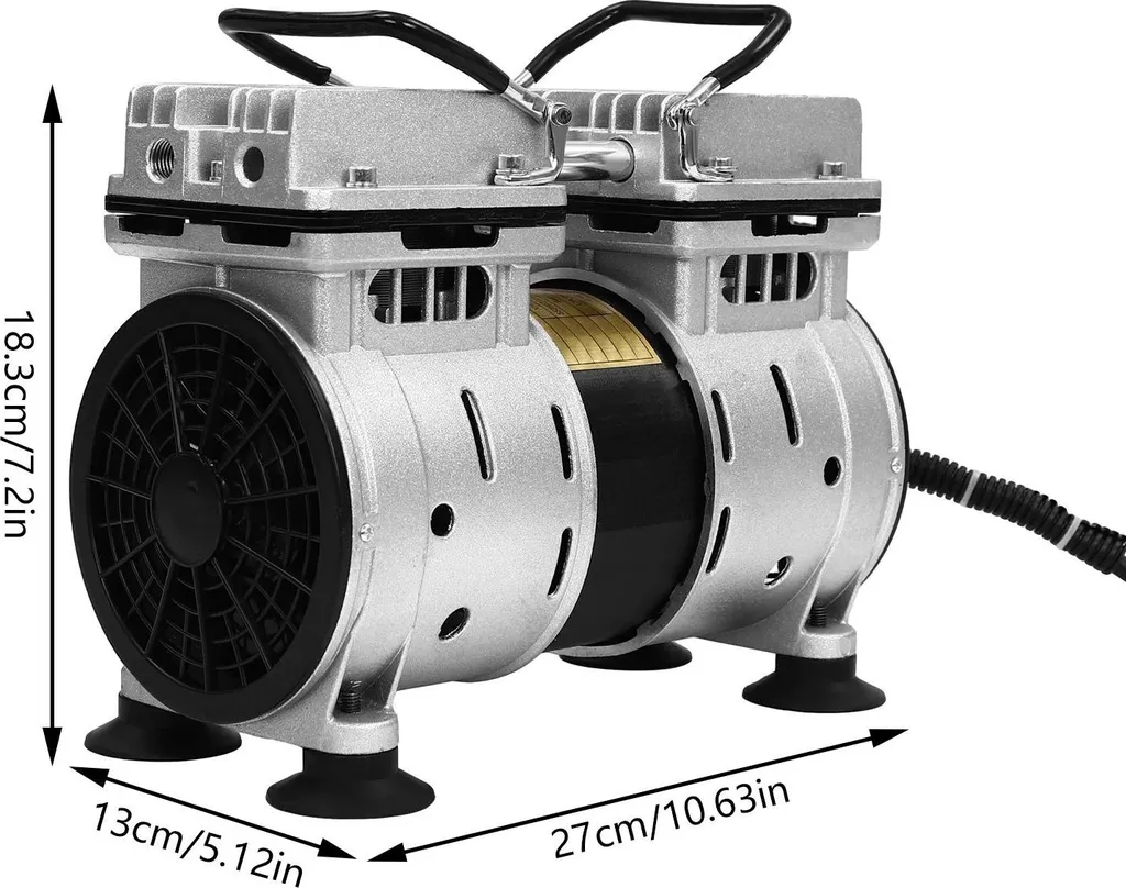 Pompe à vide sans huile XHX400A2 550W 220V 1400 tr/min Filetage G1/4