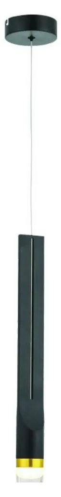 Lampe suspendue LED anti-éblouissement ESTRELA métal noir fin d'intérieur