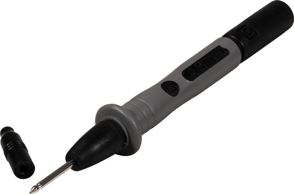 Präzisions-Prüfspitze McPower "PS 25", mit 4mm-Sicherheitskupplung, schwarz