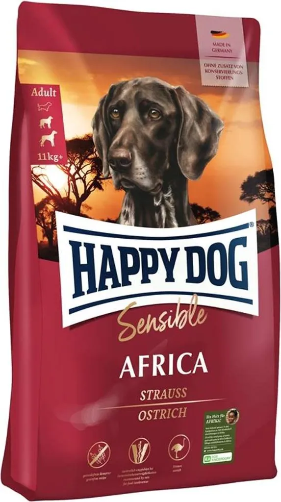 HappyDog Africa Struzzo 4kg: Il Segreto degli Allevatori per Cani Sani