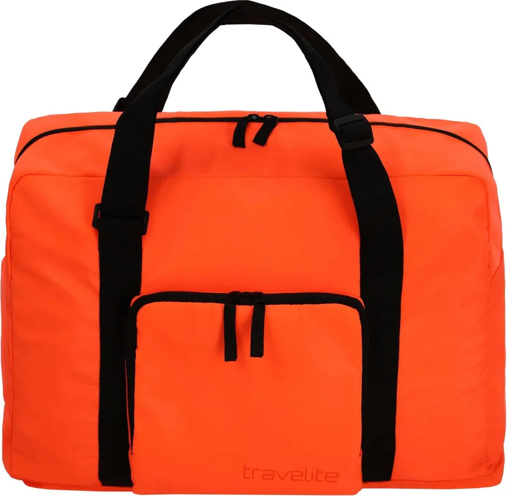 Borsa Travelite Foldable Duffle Arancio Fluo: Il Must-Have del Viaggiatore
