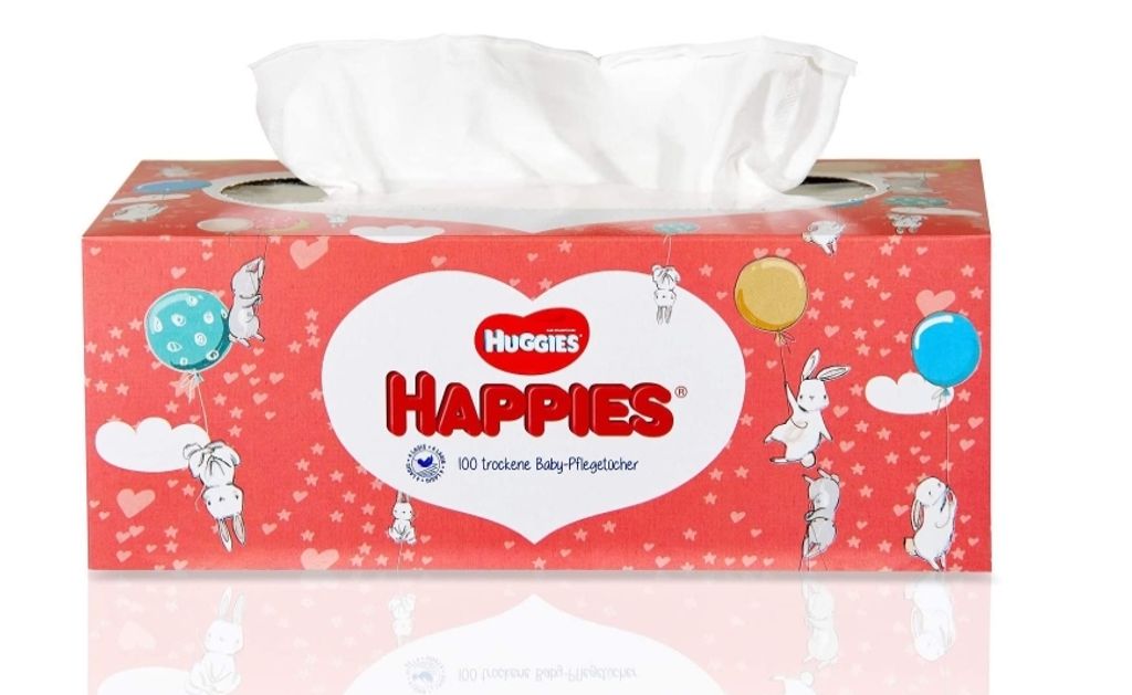 Huggies trockene Baby-Pflegetücher, 100 Tücher Produktbild 2