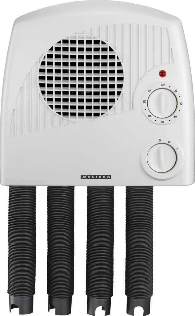 Melissa 16540012 - Asciugascarpe con quattro tubi, 350W, bianco