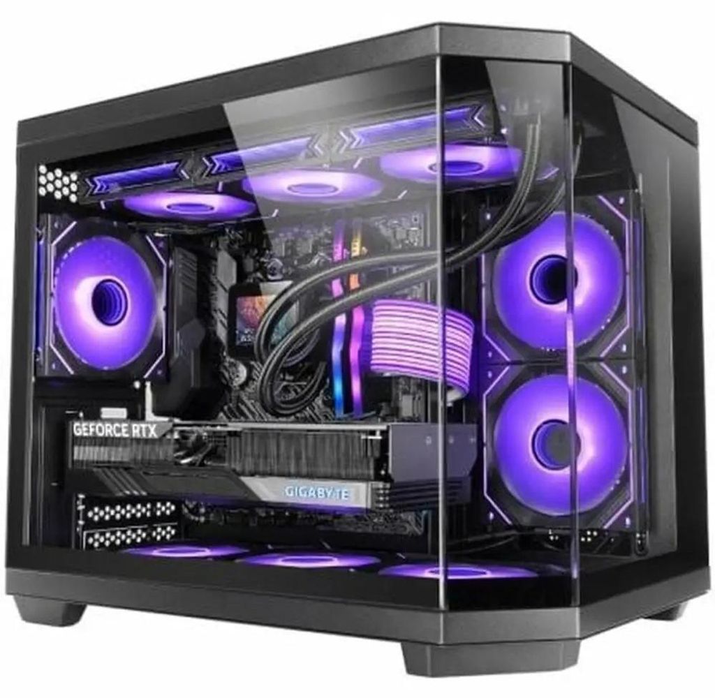 Mars Gaming MC-3TCOREM, Mini Tower, PC, Schwarz, micro ATX, Mini-ITX, Metall, Gehärtetes Glas, Gaming