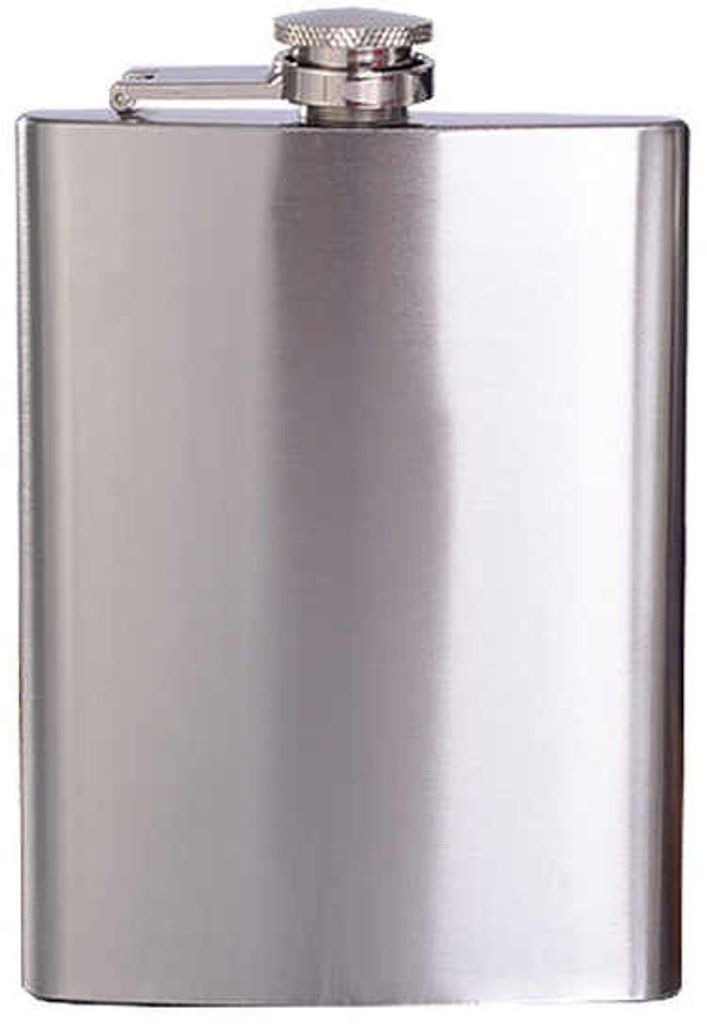 Flask - Zakflacon - Flask - Platvink - 200 ml - Roestvrij Productafbeelding 