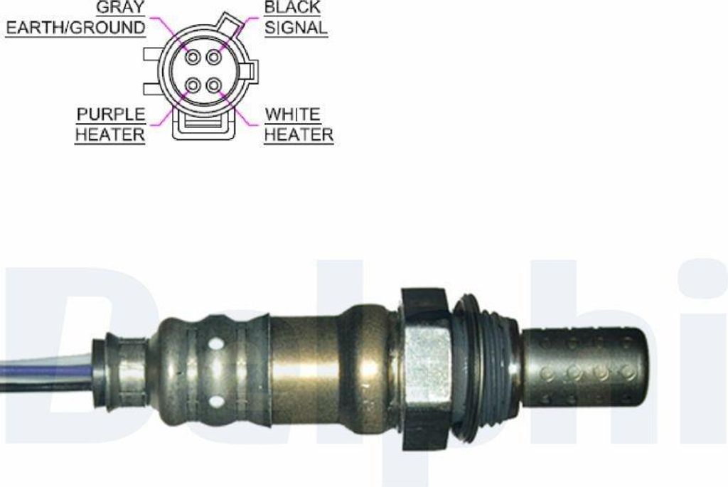 DELPHI Lambdasonde für JEEP GRAND CHEROKEE II (WJ, WG) Beheizt 400mm ES20045-12B1