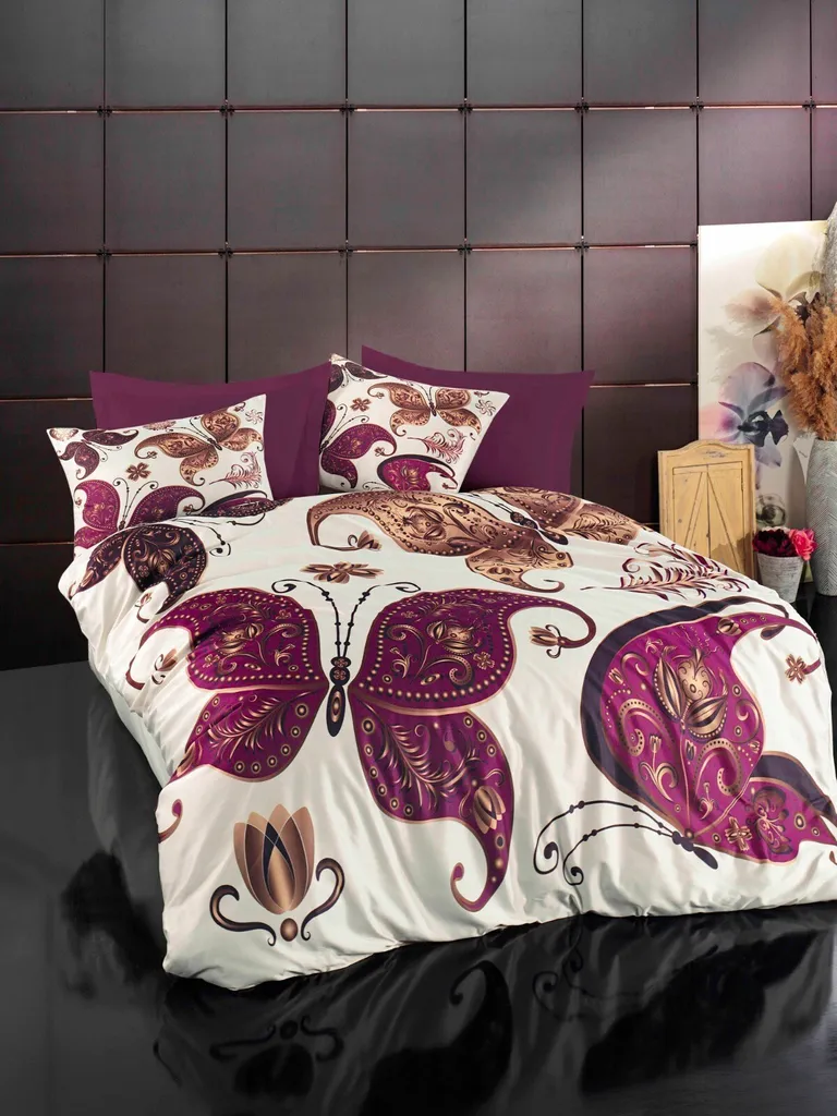 L'Essentiel Linge de Maison 485 Set Copripiumino King Size Lilla 240x220