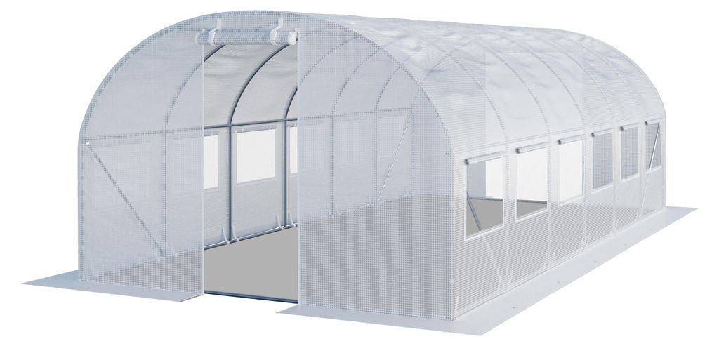 Fóliovník TOOLPORT 4x6 m, stabilní a odolný, s okny–fólie z Obrázek produktu 