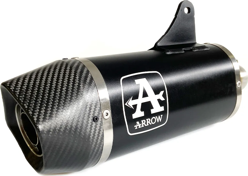 Pot d'échappement Moto Guzzi V100 Mandello ARROW Indy-Race Alu Embout