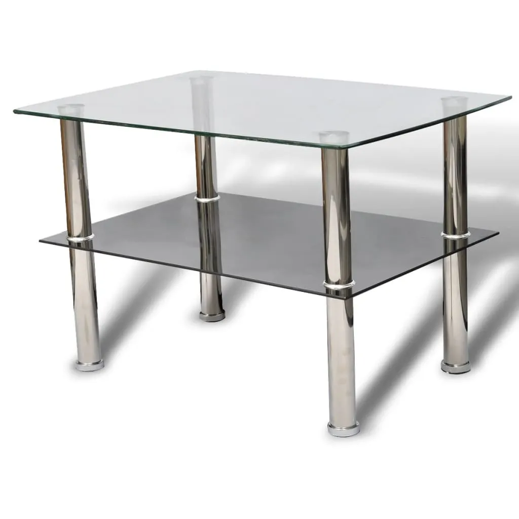 Coffee Table Vetro e Acciaio: Tavolino Basso Design Luxury Soggiorno