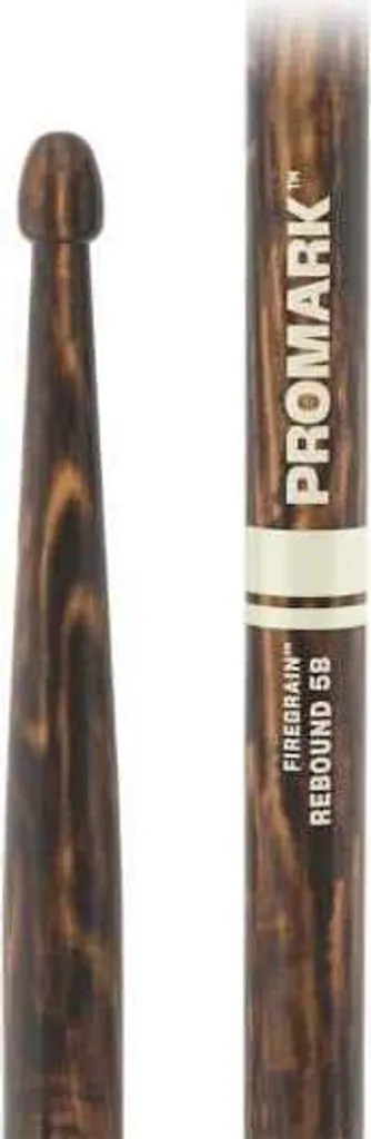 Baguettes de batterie Pro Mark 5B FireGrain idéales pour le rock intense