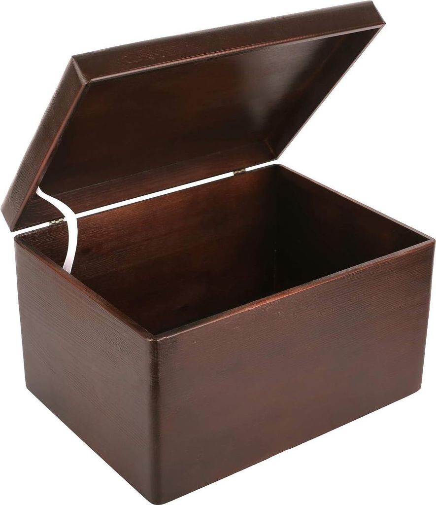 Creative Deco XXL Grande Marrone Scatola in Legno Porta Immagine del prodotto 