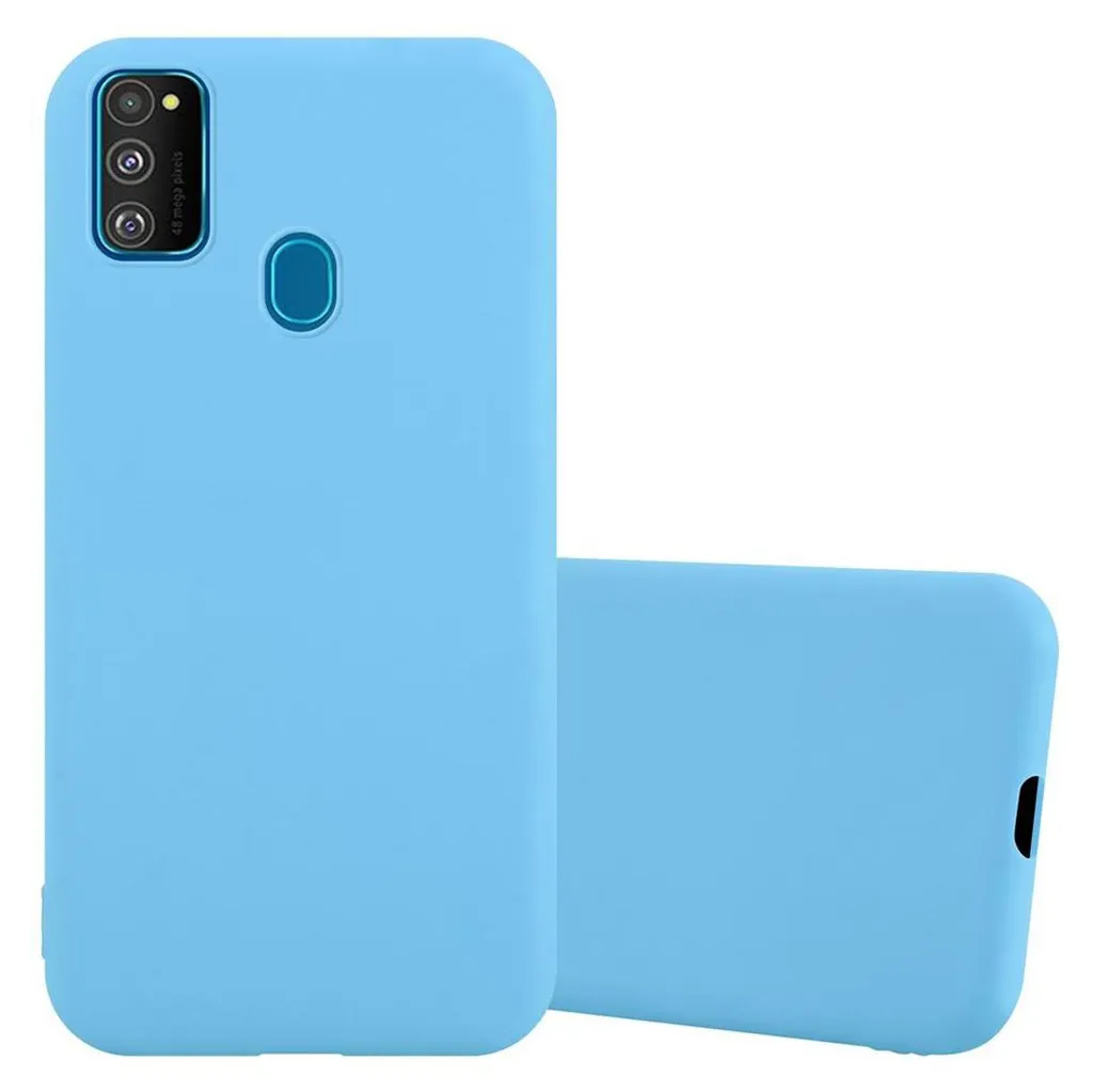 Custodia Cadorabo per Samsung Galaxy M21 / M30s custodia protettiva in blu custodia per cellulare TPU custodia in silicone cover