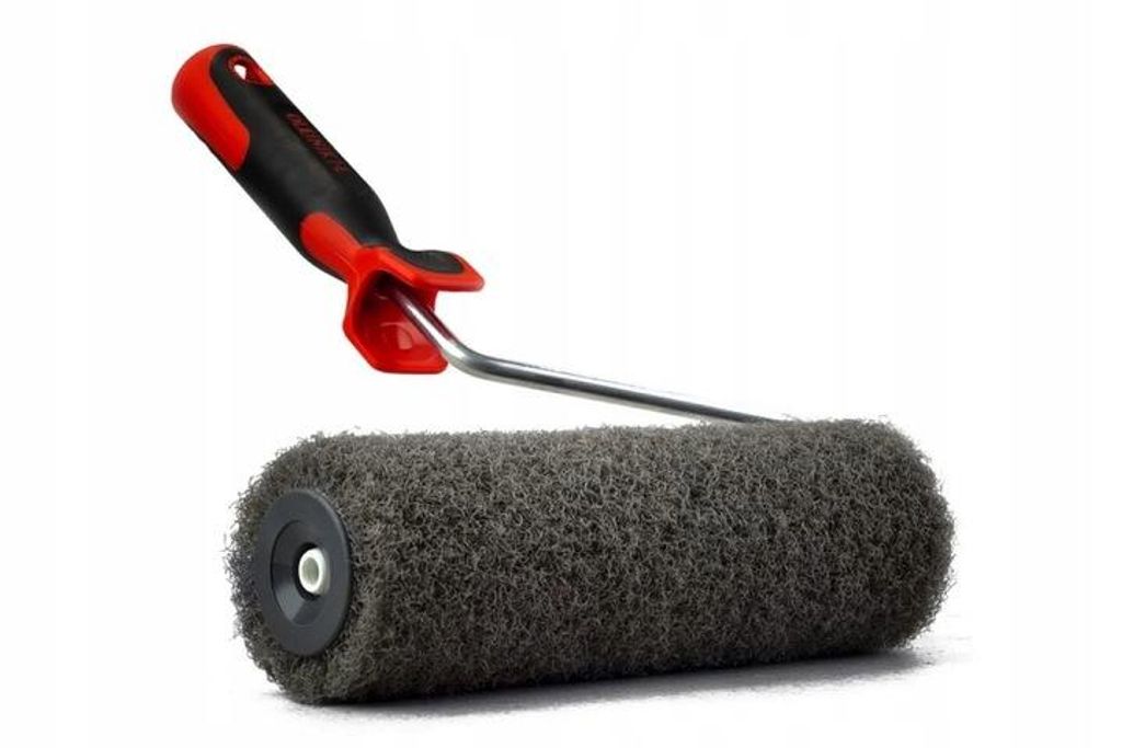 Olejnik Profi Spachtelwalze 23 cm, komplett mit 2K-Griff | Spachtelroller zum Auftragen von Gips & Spachtelmasse