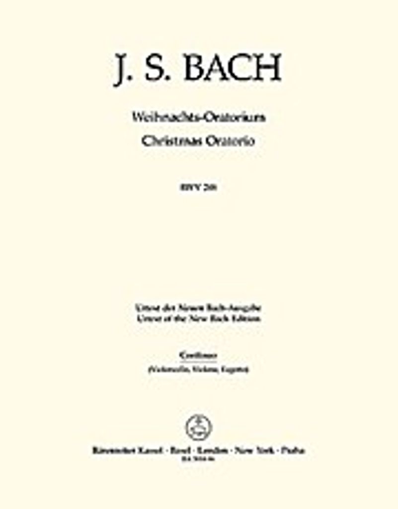 Weihnachtsoratorium BWV248 :für Soli, Chor und Orchester