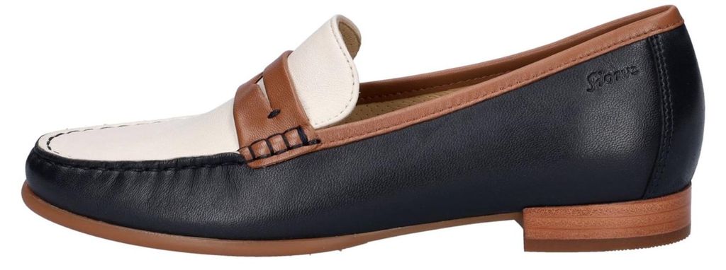 Sioux 4141902 ROSIKENA-700, Slipper & Mokassin in Dunkelblau für Damen, Größe 38,5